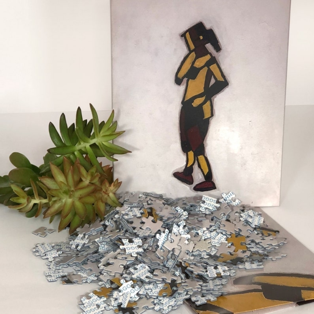 PONY TAIL By Andre Castello 1000pc Factory Sealed Abstract Jigsaw Puzzle